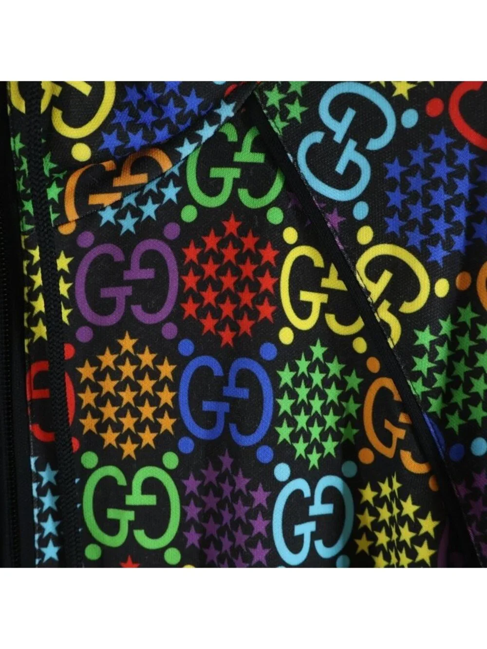 Gucci GG Psychedelic Zip Up Hoodie Multi